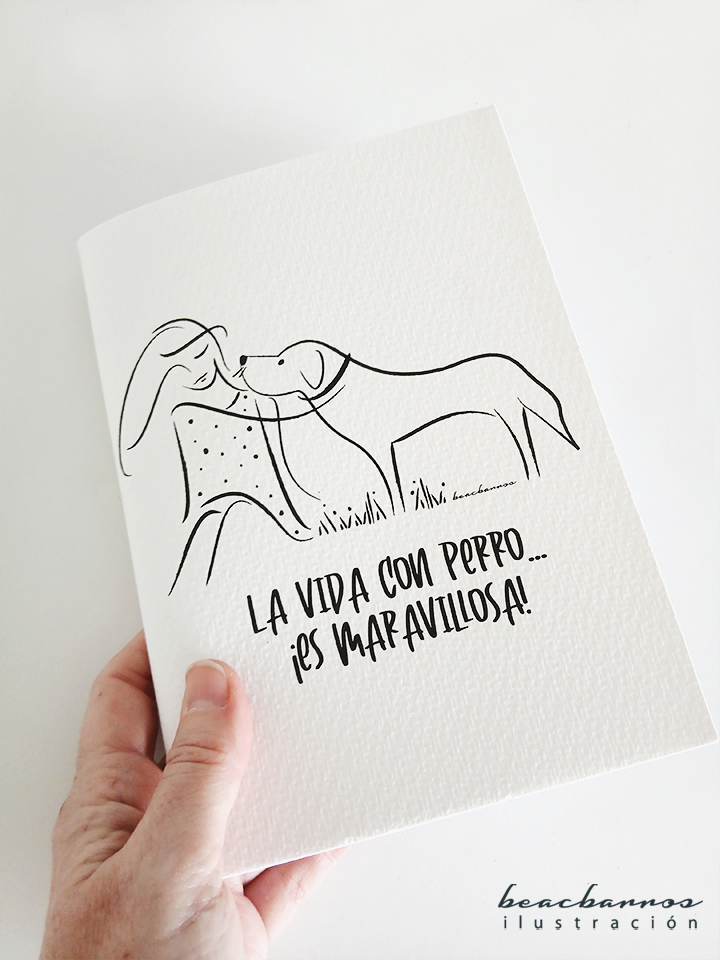 libreta vida con perro d